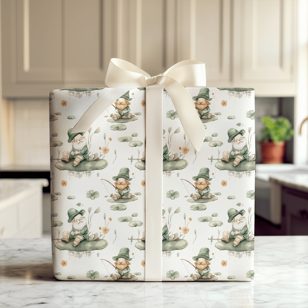Fishing for Gold - Wrapping Paper - Aspen & Arlo