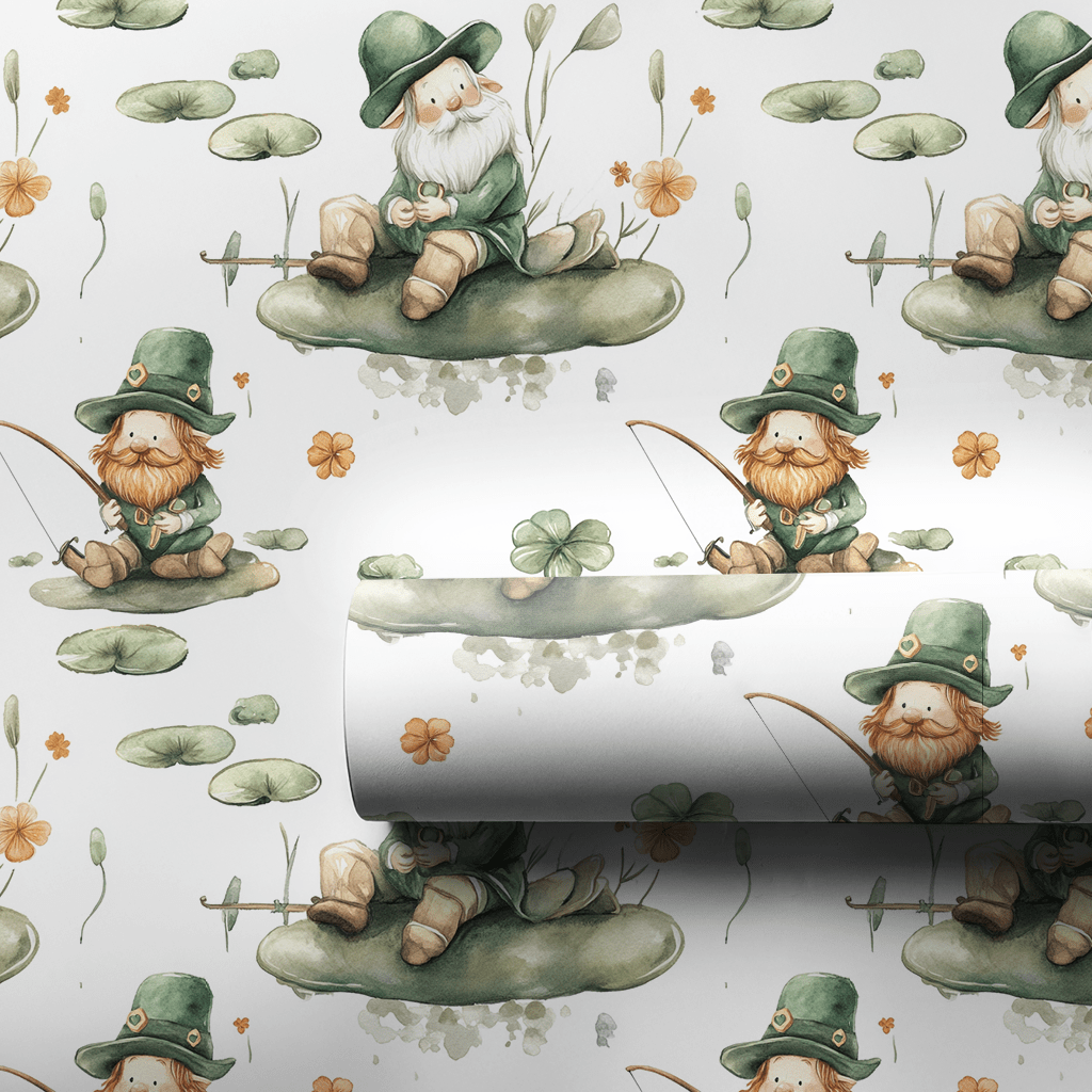 Fishing for Gold - Wrapping Paper - Aspen & Arlo