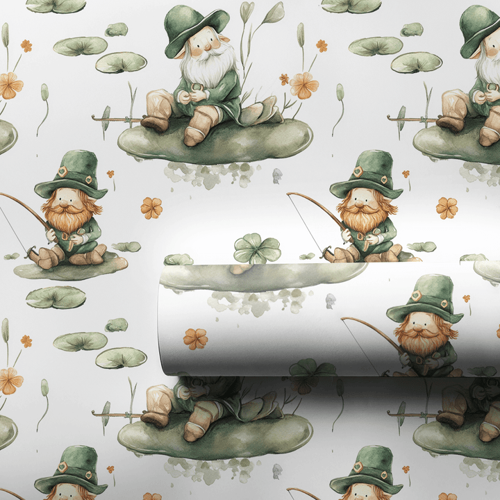 Fishing for Gold - Wrapping Paper - Aspen & Arlo