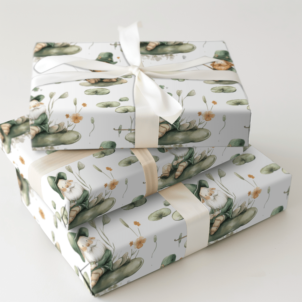 Fishing for Gold - Wrapping Paper - Aspen & Arlo