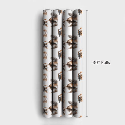 Siberian Graduate - Wrapping Paper - Aspen & Arlo