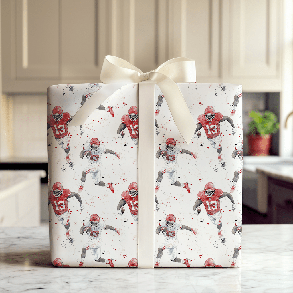 Touchdown Stride - Wrapping Paper - Aspen & Arlo