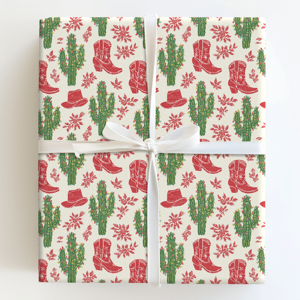 Western Holiday Cheer - Wrapping Paper - Aspen & Arlo