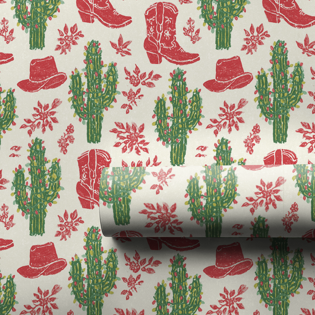 Western Holiday Cheer - Wrapping Paper - Aspen & Arlo