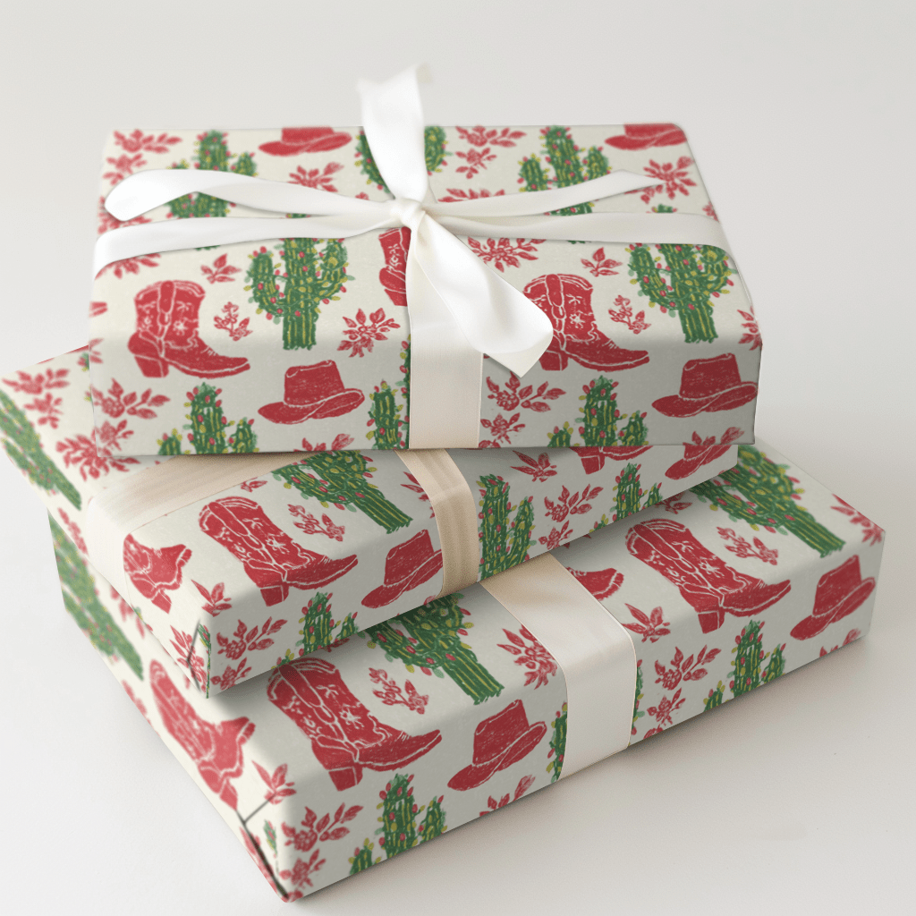 Western Holiday Cheer - Wrapping Paper - Aspen & Arlo