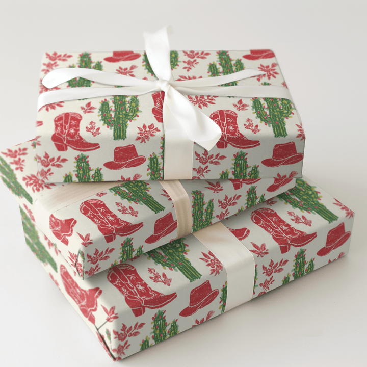 Western Holiday Cheer - Wrapping Paper - Aspen & Arlo
