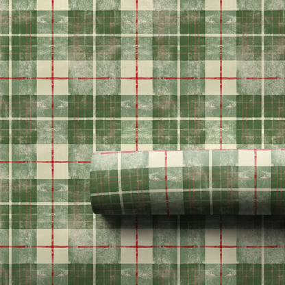 Christmas Plaid Shirt - 1 Roll
