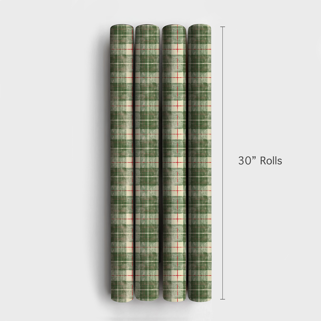 Christmas Plaid Shirt - 4 Rolls