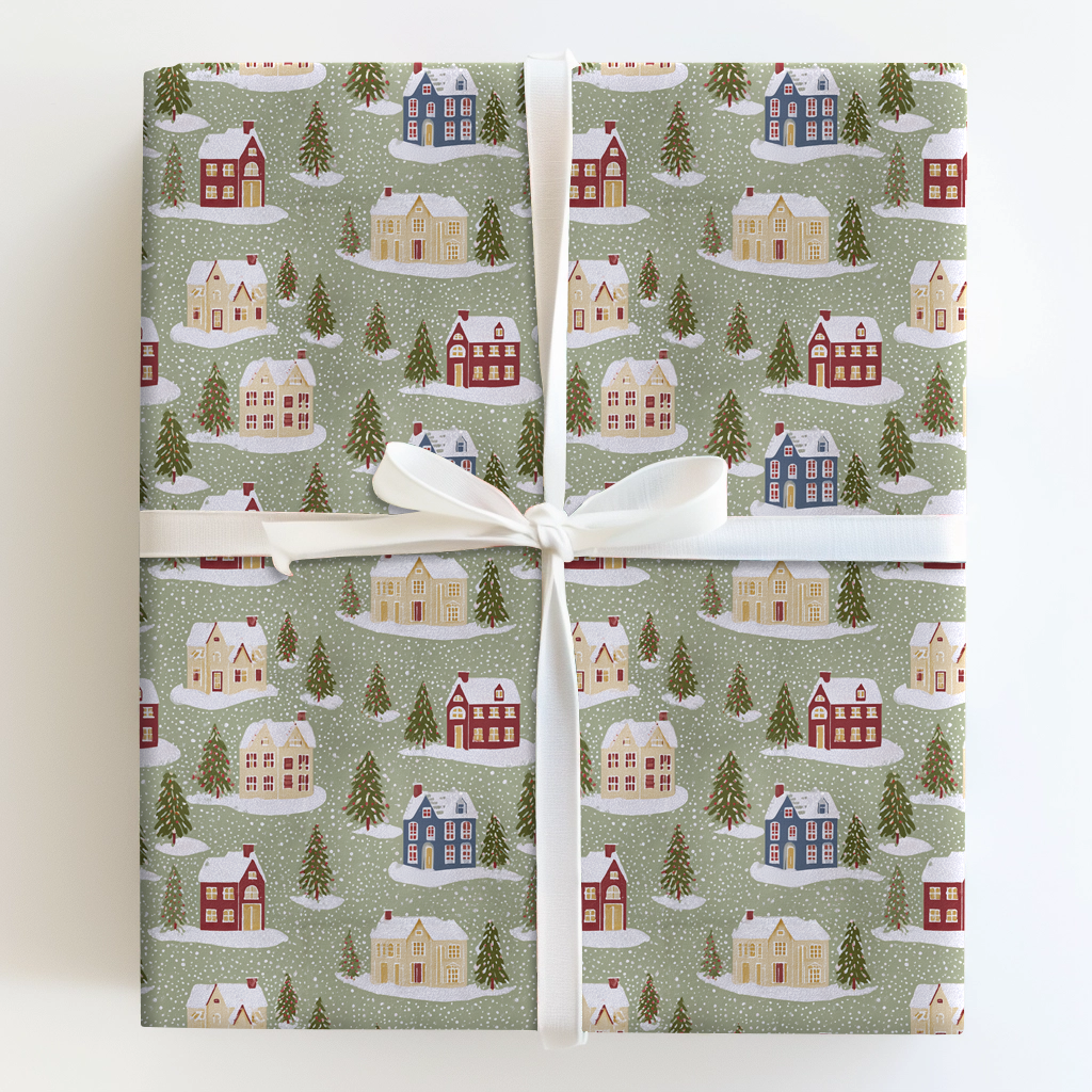 Snow Village Lane