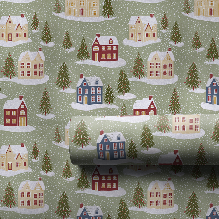 Snow Village Lane