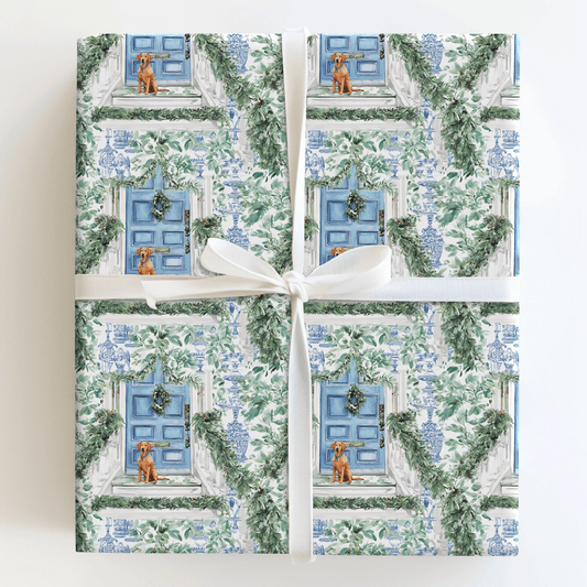 Dog Gone Holly Jolly - Wrapping Paper - Aspen & Arlo