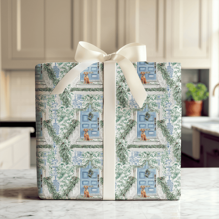 Dog Gone Holly Jolly - Wrapping Paper - Aspen & Arlo