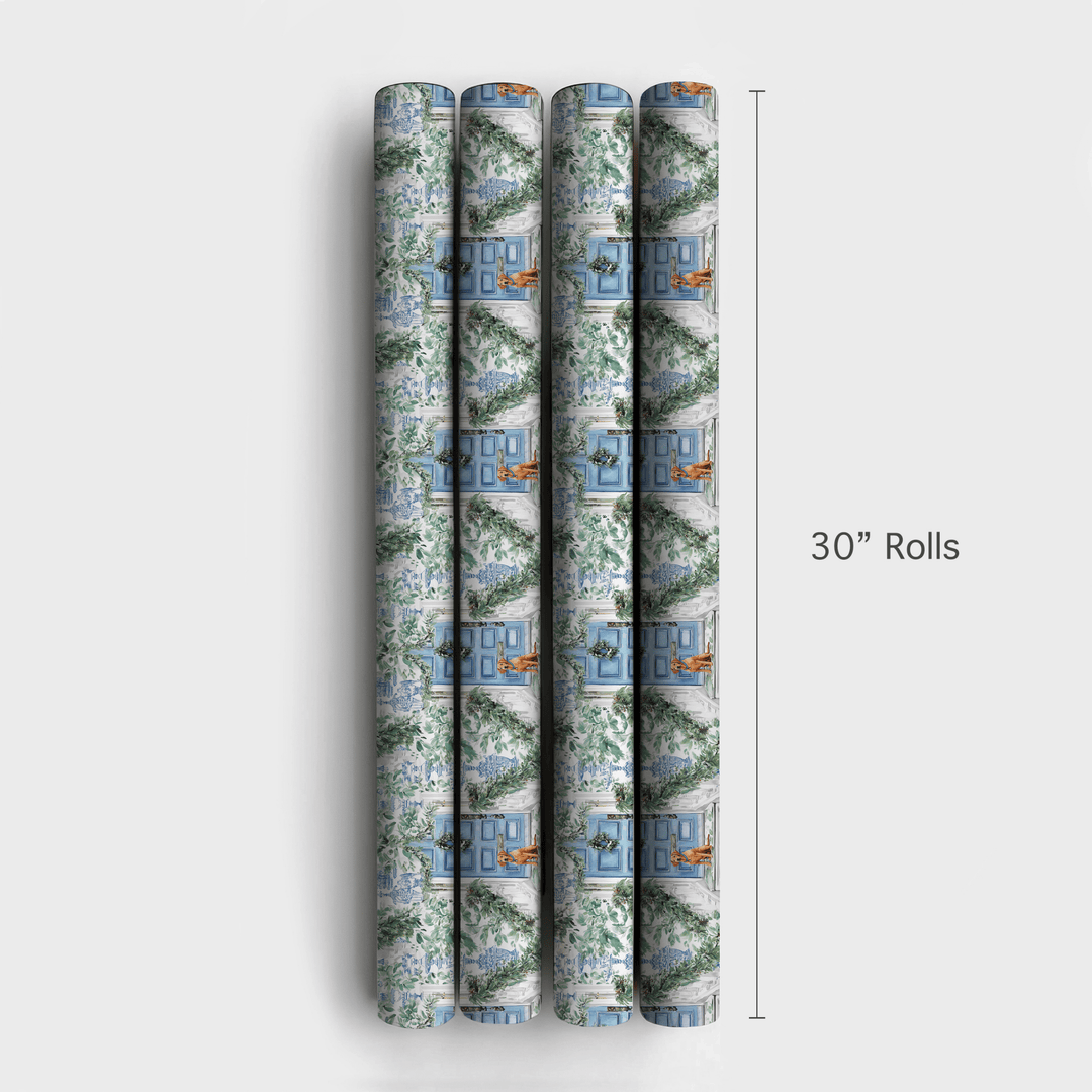 Dog Gone Holly Jolly - Wrapping Paper - Aspen & Arlo