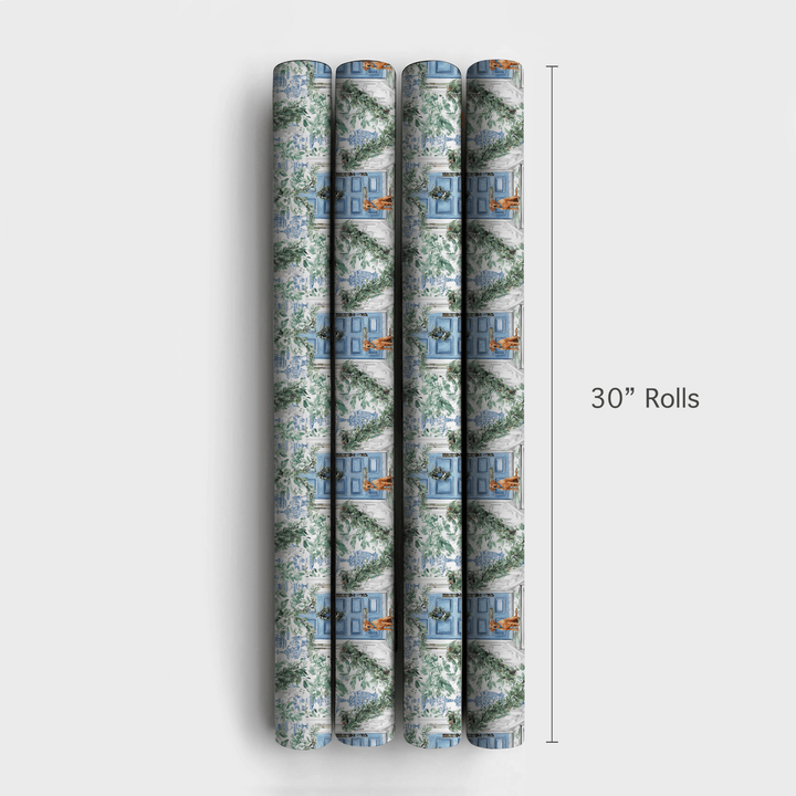 Dog Gone Holly Jolly - Wrapping Paper - Aspen & Arlo