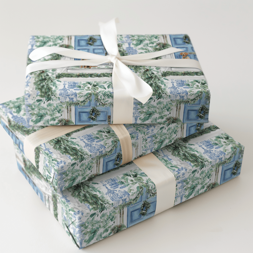 Dog Gone Holly Jolly - Wrapping Paper - Aspen & Arlo