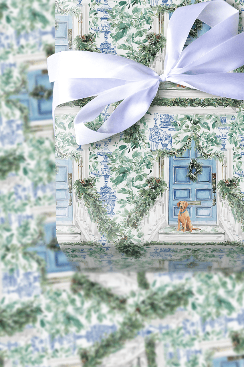 Dog Gone Holly Jolly - Wrapping Paper - Aspen & Arlo