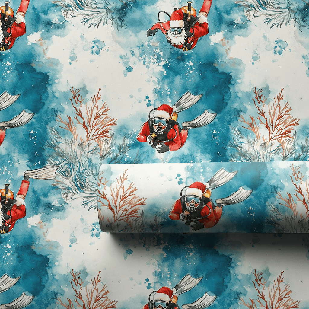 Deep Blue Sea - Wrapping Paper - Aspen & Arlo