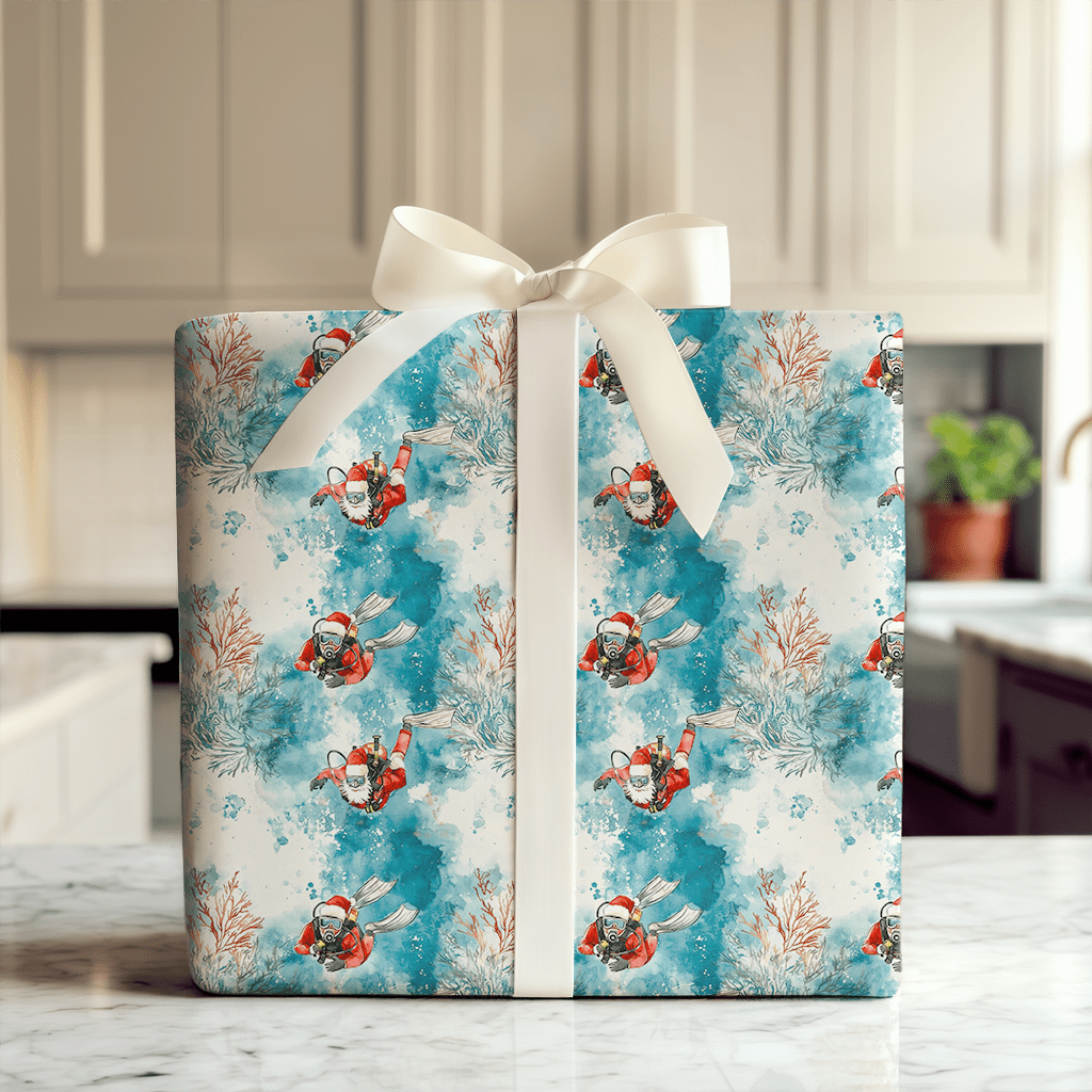 Deep Blue Sea - Wrapping Paper - Aspen & Arlo