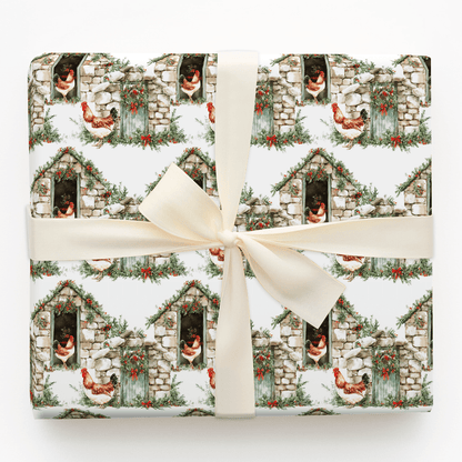 Hen House Holiday - Wrapping Paper - Aspen & Arlo