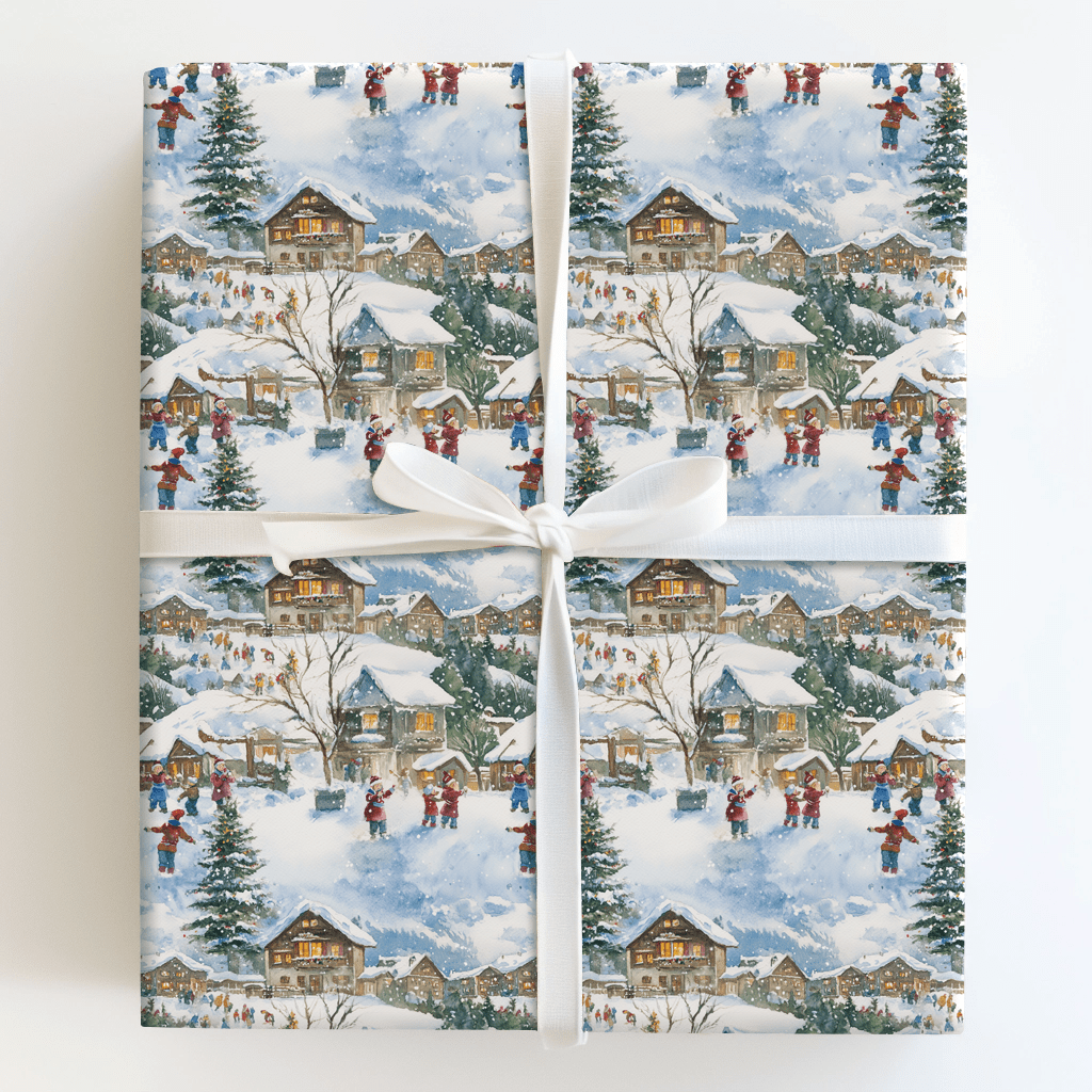 Alpine Cheer - Wrapping Paper - Aspen & Arlo