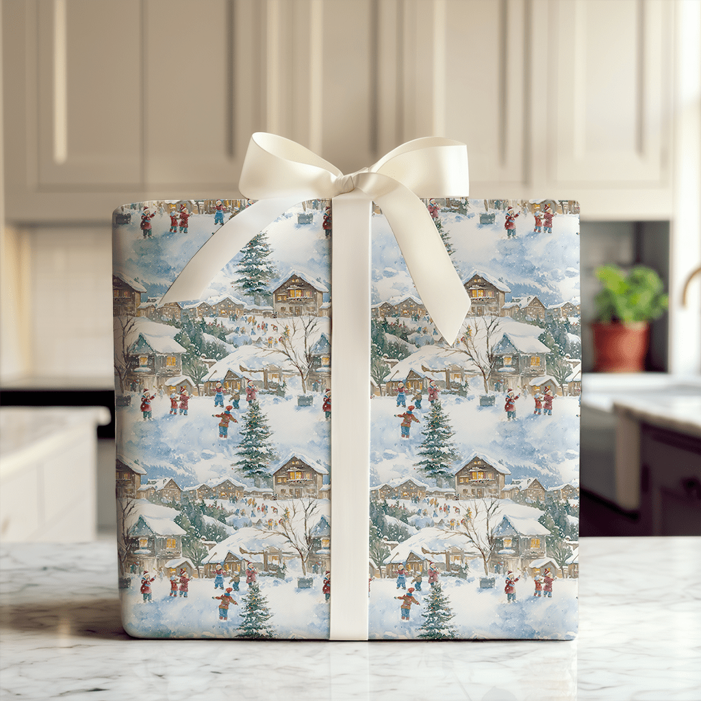 Alpine Cheer - Wrapping Paper - Aspen & Arlo