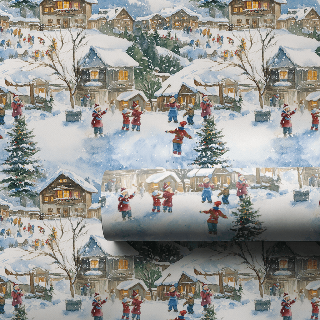 Alpine Cheer - Wrapping Paper - Aspen & Arlo