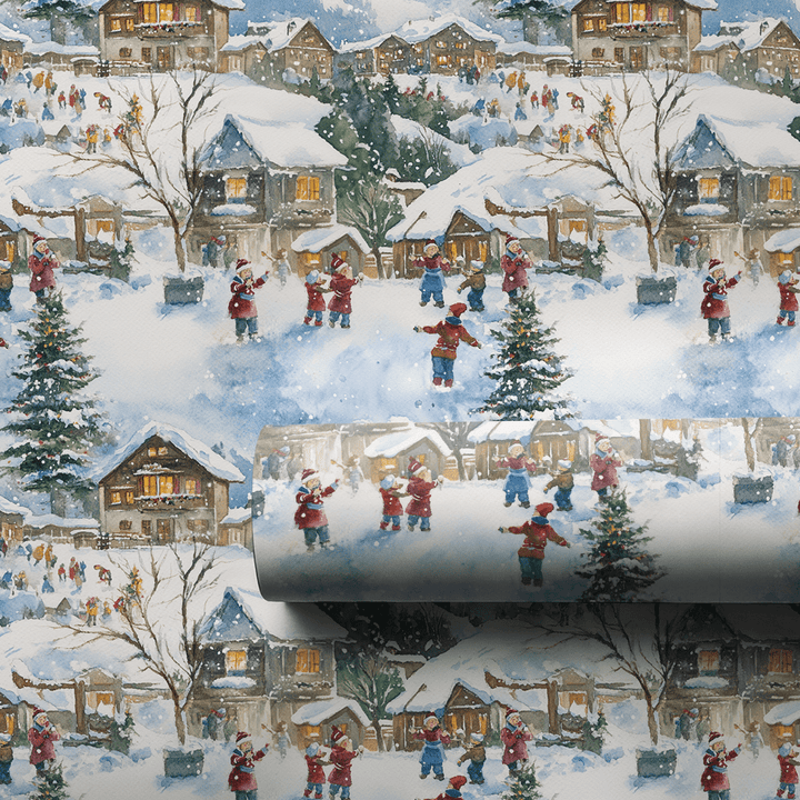 Alpine Cheer - Wrapping Paper - Aspen & Arlo
