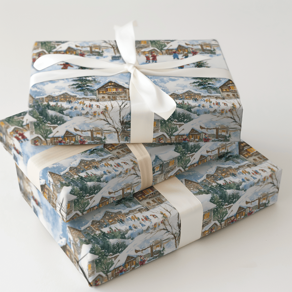 Alpine Cheer - Wrapping Paper - Aspen & Arlo