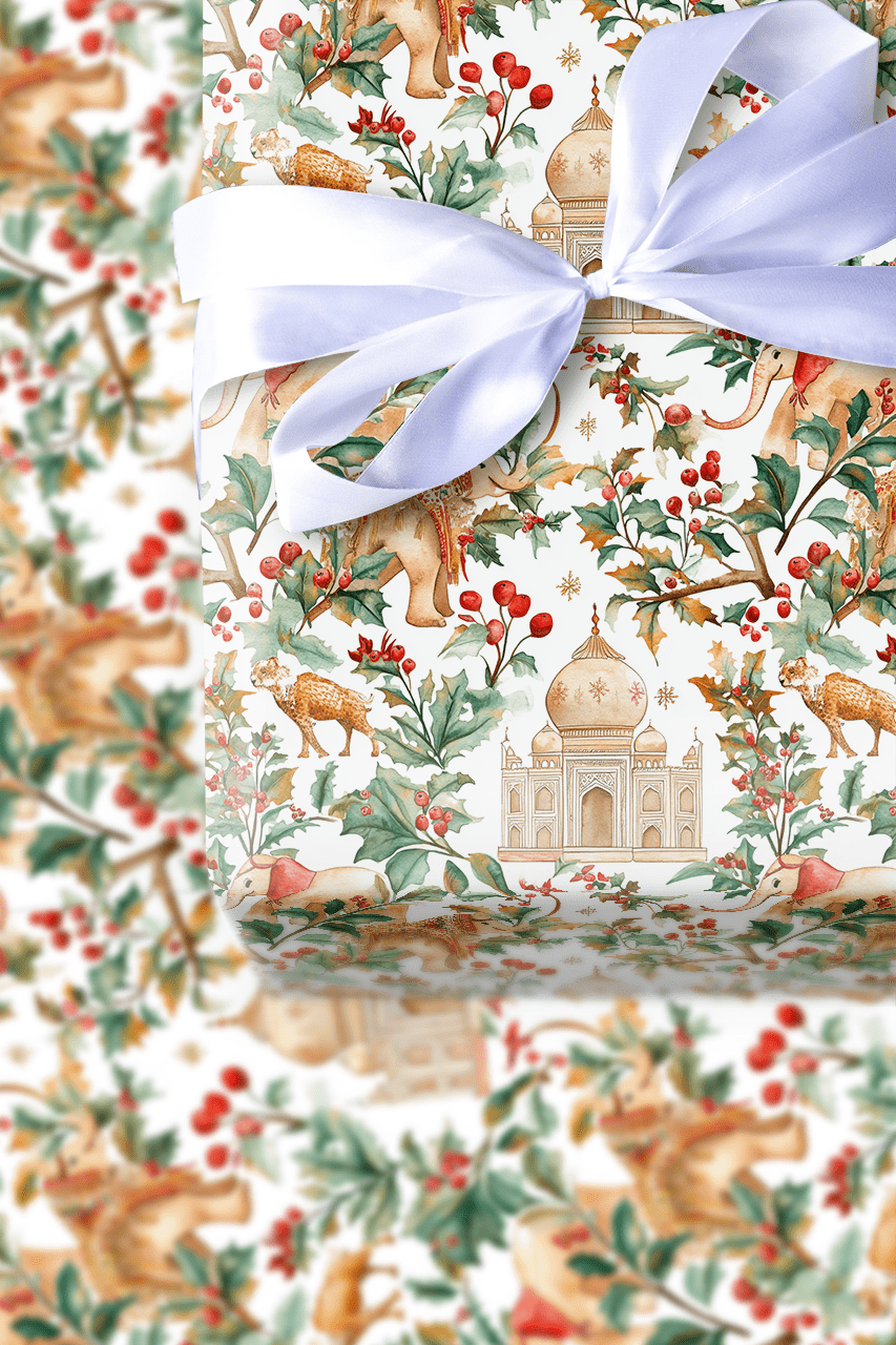Golden Temple - Wrapping Paper - Aspen &amp; Arlo