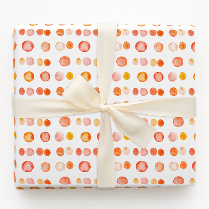 Saffron Dot - Wrapping Paper - Aspen & Arlo