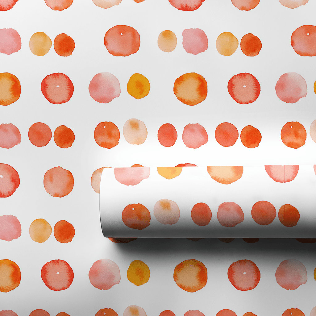 Saffron Dot - Wrapping Paper - Aspen & Arlo