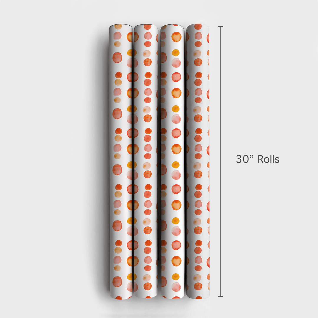 Saffron Dot - Wrapping Paper - Aspen & Arlo