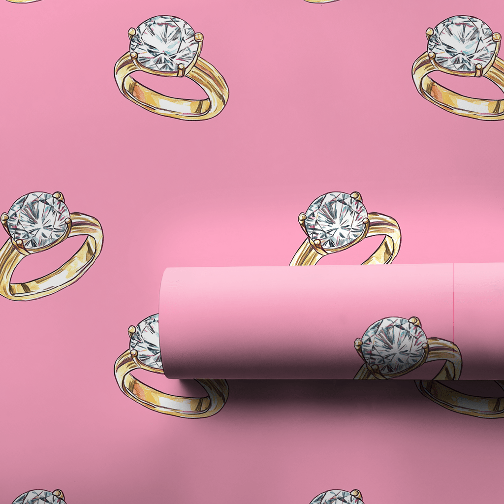 Valentine Ring - Wrapping Paper - Aspen & Arlo