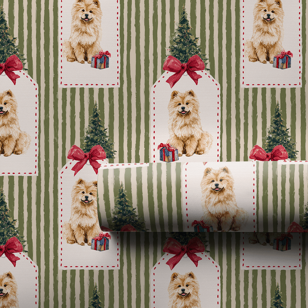 Chow Christmas Tags - Wrapping Paper - Aspen & Arlo