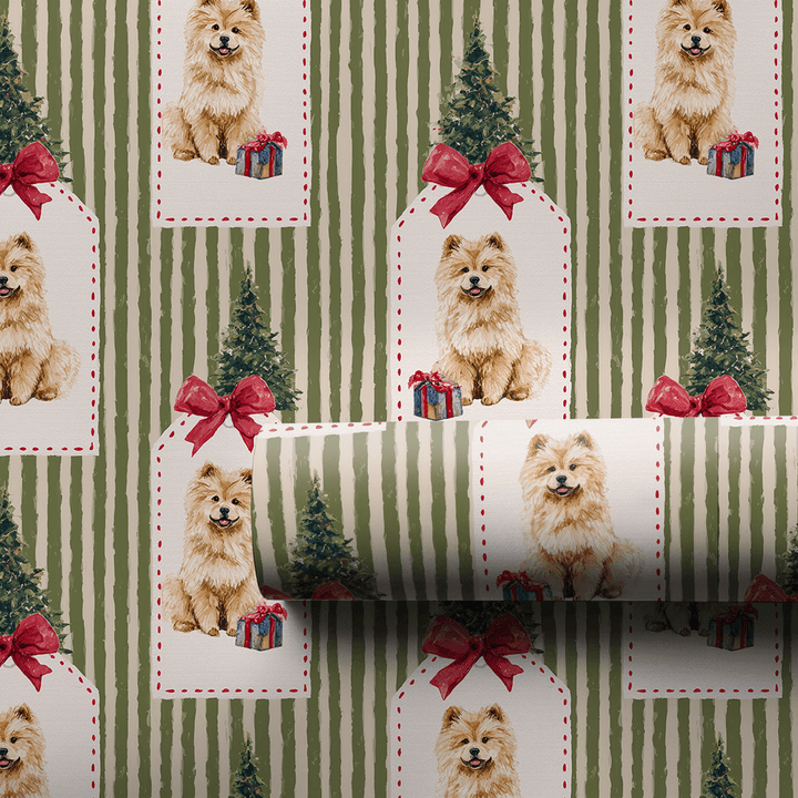 Chow Christmas Tags - Wrapping Paper - Aspen & Arlo