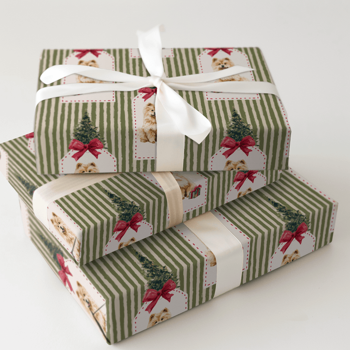 Chow Christmas Tags - Wrapping Paper - Aspen & Arlo