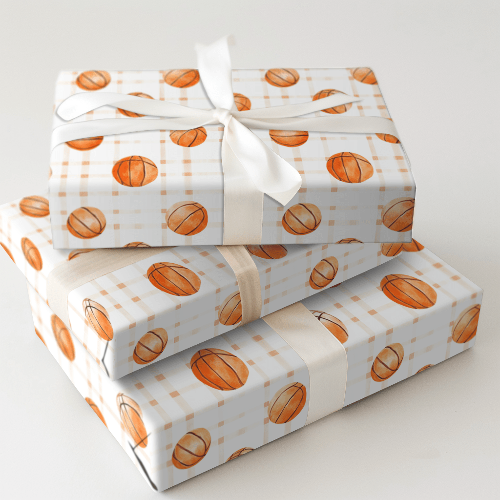 Jump Baller - Wrapping Paper - Aspen & Arlo