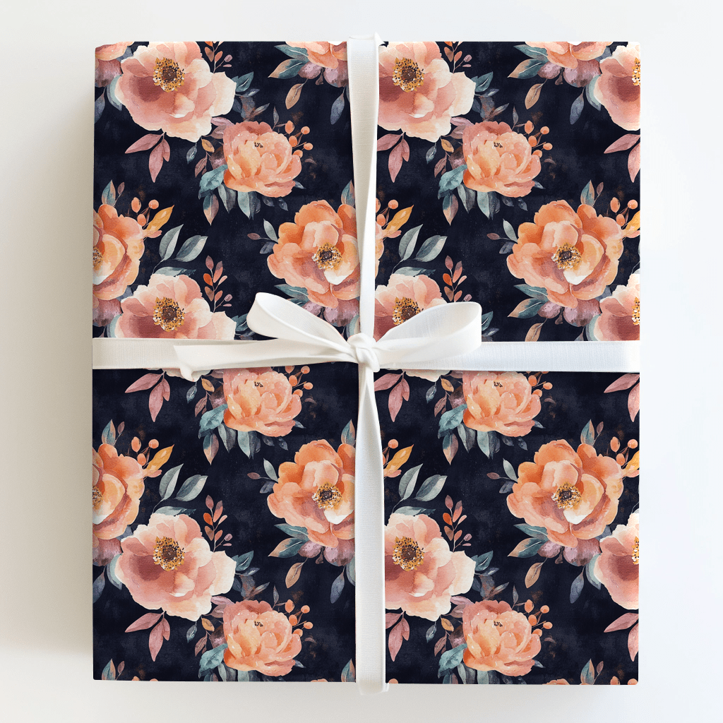 Orange Edge - Wrapping Paper - Aspen & Arlo