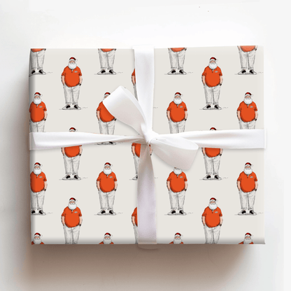 OK State Santa Polo - Wrapping Paper - Aspen & Arlo
