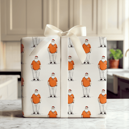 OK State Santa Polo - Wrapping Paper - Aspen & Arlo