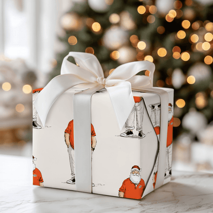 OK State Santa Polo - Wrapping Paper - Aspen & Arlo