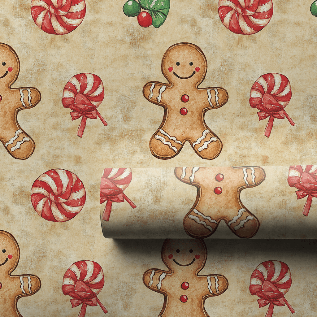 Buttoned Up Bliss - Wrapping Paper - Aspen & Arlo