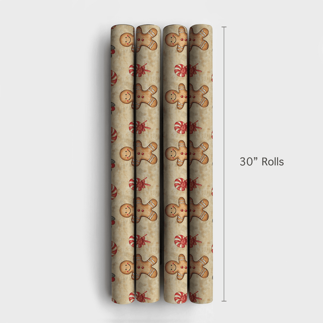 Buttoned Up Bliss - Wrapping Paper - Aspen & Arlo