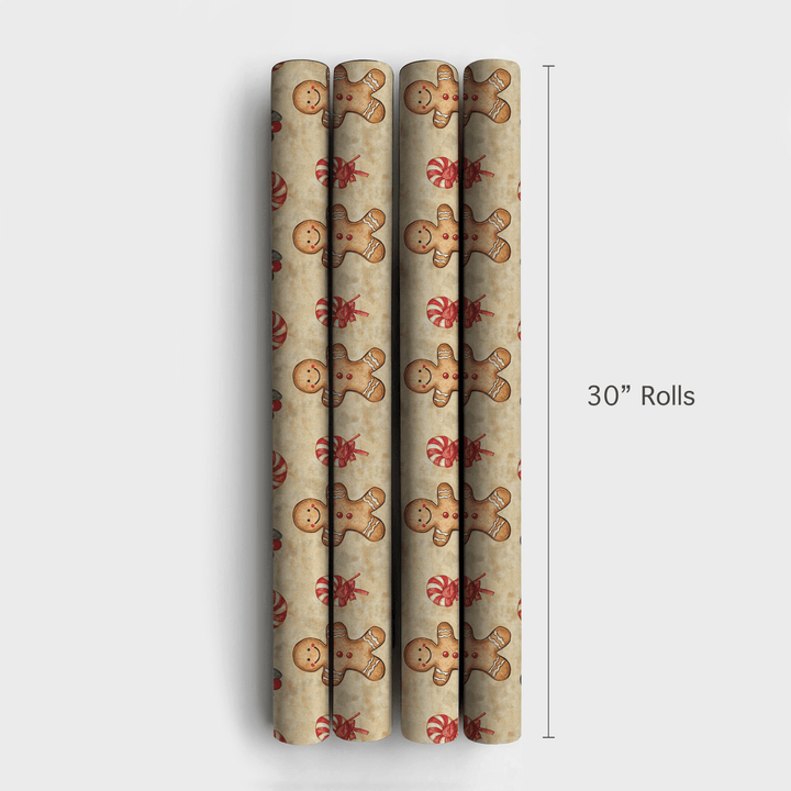 Buttoned Up Bliss - Wrapping Paper - Aspen & Arlo