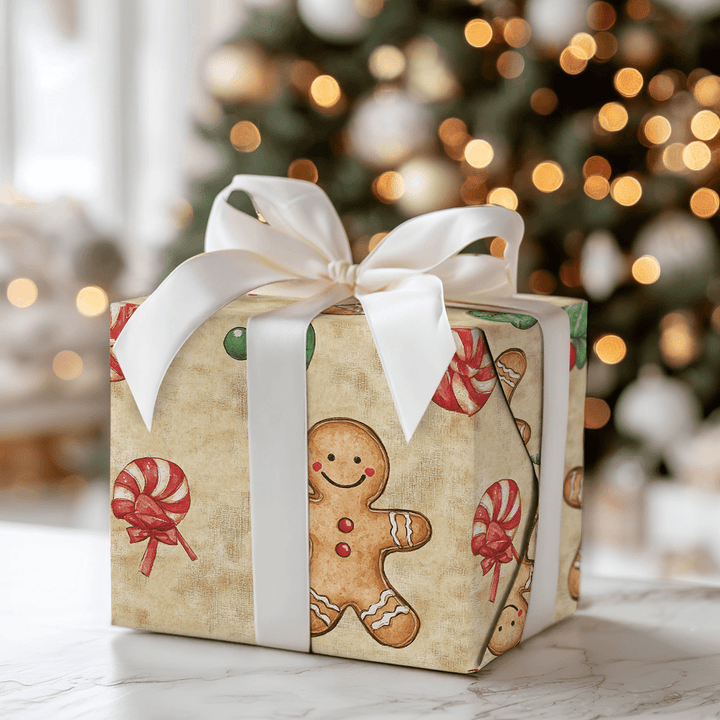 Buttoned Up Bliss - Wrapping Paper - Aspen & Arlo