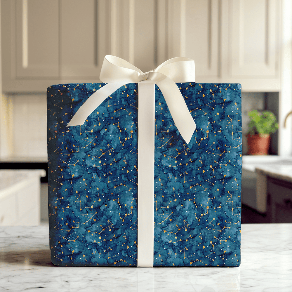 Curious Constellations - Wrapping Paper - Aspen & Arlo
