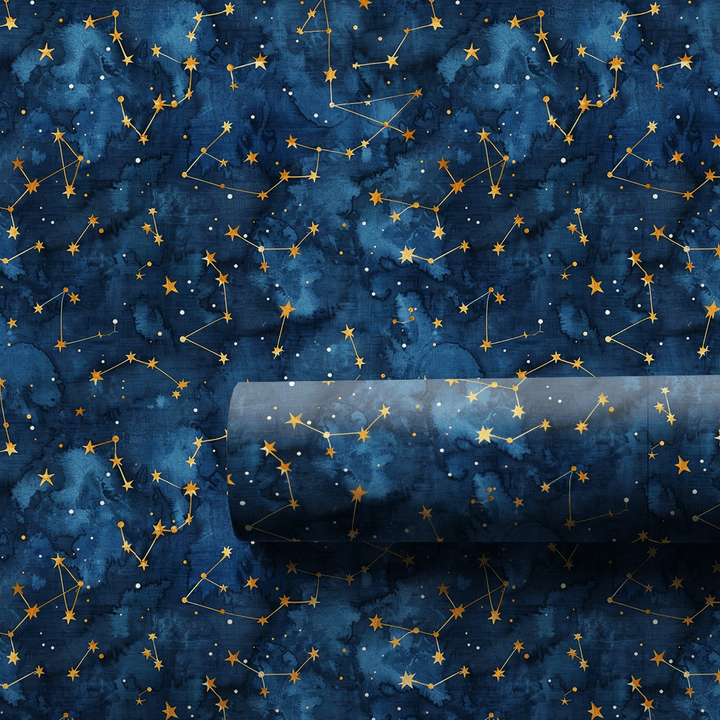 Curious Constellations - Wrapping Paper - Aspen & Arlo