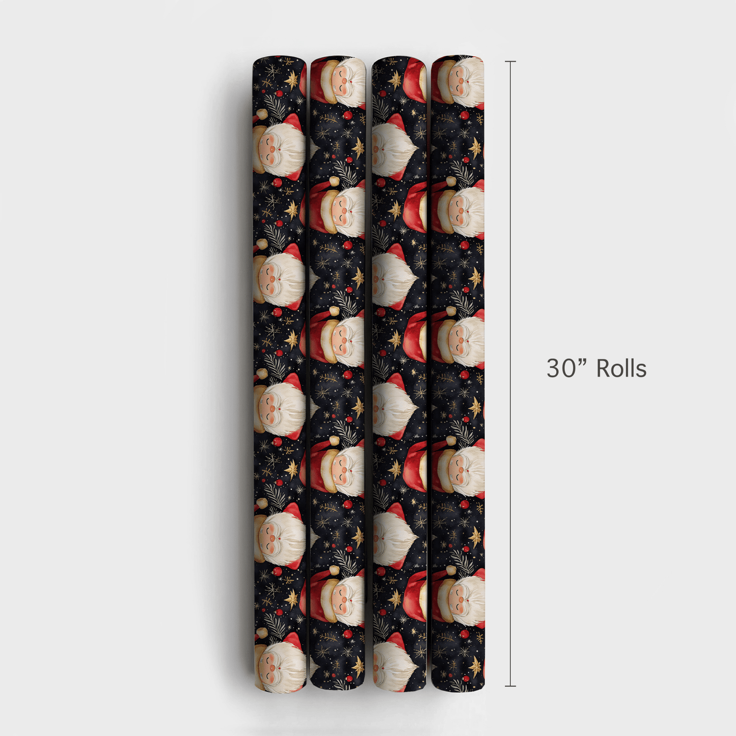 St. Nick Sparkle - Wrapping Paper - Aspen & Arlo