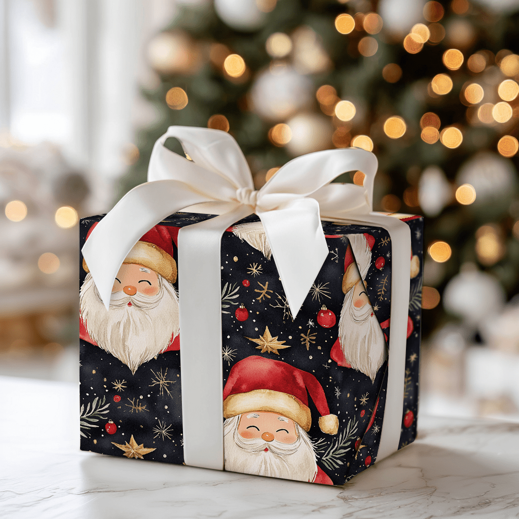 St. Nick Sparkle - Wrapping Paper - Aspen & Arlo
