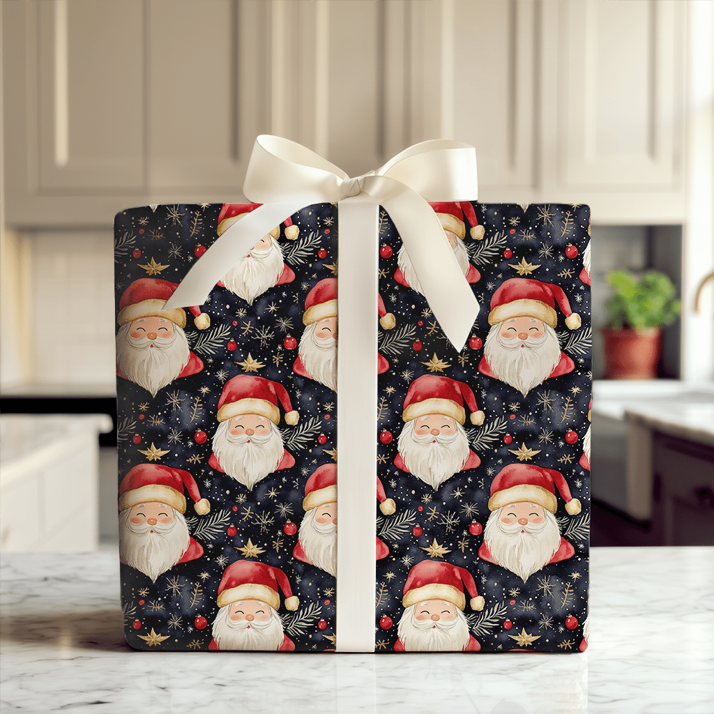 St. Nick Sparkle - Wrapping Paper - Aspen & Arlo